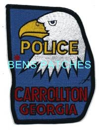 GEORGIA,CARROLLTON POLICE 1 STATE SHAPED_wm